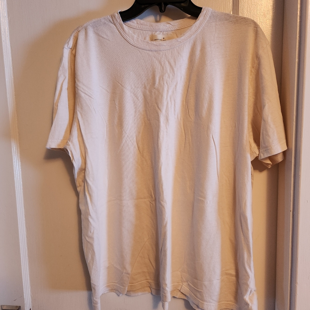 Imogene + Willie Classic White /Natural Undyed  Men's T-Shirt Size XXL